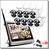 Беспроводной комплект на 8 камер с планшетом «Okta Vision Planshet - 2.0 (Lux)»